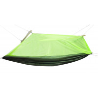 Hamac de Camping Dublu (2 persoane), 200 x 100 cm + Plasa de tantari, culoare Verde Hamac de Camping Dublu (2 persoane), 200 x 100 cm + Plasa de tantari, culoare Verde