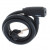 Antifurt bicicleta, Dispozitiv de blocare biciclete, spiralat, cu cheie, lungime 150cm, culoare Neagra Antifurt bicicleta, Dispozitiv de blocare biciclete, spiralat, cu cheie, lungime 150cm, culoare Neagra