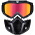 Masca de Protectie cu Ochelari Detasabili, cu destinatie Moto, ATV, SSV, QUAD Masca de Protectie cu Ochelari Detasabili, cu destinatie Moto, ATV, SSV, QUAD
