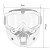 Masca de Protectie cu Ochelari Detasabili, cu destinatie Moto, ATV, SSV, QUAD Masca de Protectie cu Ochelari Detasabili, cu destinatie Moto, ATV, SSV, QUAD