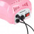 Masina electrica de slefuit unghiile, 65 W, pentru manichiura si pedichiura, cu 6 capete, culoare Roz