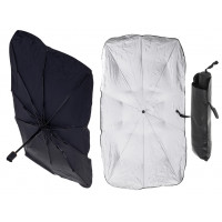 Parasolar Auto tip umbrela pentru parbriz, dimensiune 78 x 130 cm, culoare neagra Parasolar Auto tip umbrela pentru parbriz, dimensiune 78 x 130 cm, culoare neagra
