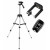Trepied fotografic din aluminiu, compact, cu suport mobil 3D + Telecomanda Bluetooth