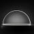 Lampa de birou pentru cosmetica sau manichiura, cu LED-uri, fara umbre, design curbat, culoare Alba, pentru saloane sau uz personal
