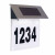 Placa numar casa iluminata LED, incarcare solara, carcasa din INOX Placa numar casa iluminata LED, incarcare solara, carcasa din INOX