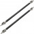 Set 2 Tije din Aluminiu reglabile pentru Consolidare Spoiler, lungime 10cm, IMITATIE CARBON