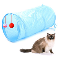 Jucarie pentru pisica de tip Tunel, lungime 50 cm, culoare albastru Jucarie pentru pisica de tip Tunel, lungime 50 cm, culoare albastru