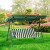Balansoar pentru gradina, capacitate 3 persoane, dimensiune 170 x 110 x 153 cm, culoare Verde/Crem