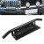 Bullbar aluminiu vopsit in camp electrostatic cu suport numar si proiectoare pentru vehicule offroad, culoare Neagra Bullbar aluminiu vopsit in camp electrostatic cu suport numar si proiectoare pentru vehicule offroad, culoare Neagra