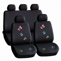 Set huse scaun auto ieftine, Universale 9 piese, model BUTTERFLY