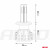 Instalatie LED COB 2Side AMiO, compatibil H9, H9, H11, destinat competitiilor auto sau off-road Instalatie LED COB 2Side AMiO, compatibil H9, H9, H11, destinat competitiilor auto sau off-road