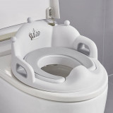 Colac WC, adaptor toaleta pentru copii dotat cu spatar si manere, dimensiune 40 cm, culoare Alb