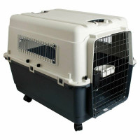 Cusca pentru transport Caini sau Pisici, Karlie Nommand, marime XL, dimensiuni 90 x 60 x 68 cm, culoare Gri/Alb Cusca pentru transport Caini sau Pisici, Karlie Nommand, marime XL, dimensiuni 90 x 60 x 68 cm, culoare Gri/Alb