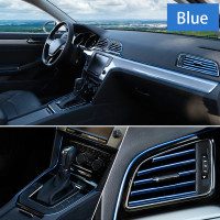 Banda decor interior crom TUNING, 5m, ALBASTRU Banda decor interior crom TUNING, 5m, ALBASTRU