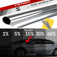 Folie tip oglinda pentru geamuri Silver 0.5x3m(15%) Folie tip oglinda pentru geamuri Silver 0.5x3m(15%)