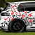 Set 2 stickere autoadezive Tuning in doua culori, model Set 2 stickere autoadezive Tuning in doua culori, model