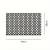 Set 2 folii autoadezive decupate pentru decorarea stopurilor auto, dimensiune 2 x 48 x 30cm, culoare Negru Mat, model HONEYCOMB