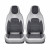 Set huse scaune auto Premium, model BLAZE Elite, design Sportiv, universale, ergonomice, Piele Ecologica cu insertii textile, culoare Gri/Crem Set huse scaune auto Premium, model BLAZE Elite, design Sportiv, universale, ergonomice, Piele Ecologica cu insertii textile, culoare Gri/Crem