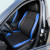 Set huse scaune auto Premium, model DIAMOND Drive, design Sportiv, universale, ergonomice, Piele Ecologica Matlasata, culoare Negru/Albastru Set huse scaune auto Premium, model DIAMOND Drive, design Sportiv, universale, ergonomice, Piele Ecologica Matlasata, culoare Negru/Albastru