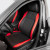 Set huse scaune auto Premium, model DIAMOND Racer, design Sportiv, universale, ergonomice, Piele Ecologica Matlasata, culoare Negru/Rosu Set huse scaune auto Premium, model DIAMOND Racer, design Sportiv, universale, ergonomice, Piele Ecologica Matlasata, culoare Negru/Rosu
