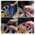 Inele de protectie si decor jante, adezive, din plastic flexibil - NEGRU Inele de protectie si decor jante, adezive, din plastic flexibil - NEGRU