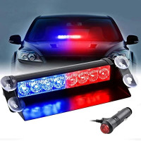 Lampa stroboscopica pentru parbriz. montaj cu ventuze, culori Rosu - Albastru, putere 8W, alimentare 12V Lampa stroboscopica pentru parbriz. montaj cu ventuze, culori Rosu - Albastru, putere 8W, alimentare 12V