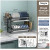 Suport uscator de vase metalic cu 2 nivele si tavi de scurgere, dimensiuni 43 x 30 x 23 cm, culoare Neagra Suport uscator de vase metalic cu 2 nivele si tavi de scurgere, dimensiuni 43 x 30 x 23 cm, culoare Neagra
