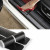 Set 4 bucati protectie praguri Carbon 3D Universal culoare neagra