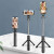 Set 3in1, Selfie Stick cu Lampa LED si Trepied, conectare Bluetooth, alimentare USB Set 3in1, Selfie Stick cu Lampa LED si Trepied, conectare Bluetooth, alimentare USB