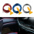 Banda decor interior crom TUNING, 5m, ARGINTIU