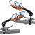Set 2 Oglinzi retrovizoare pentru bicicleta, reglabile 360 grade, culoare Neagra