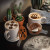 Set 16 sabloane reutilizabile pentru ornarea desertului sau a cafelei Set 16 sabloane reutilizabile pentru ornarea desertului sau a cafelei