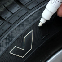 Marker Permanent pentru anvelope, rezistent la apa, culoare ALBA Marker Permanent pentru anvelope, rezistent la apa, culoare ALBA