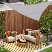 Umbrar de gradina triunghiular, impermeabil, culoare Gri, dimensiune 3 x 3 x 3 m Umbrar de gradina triunghiular, impermeabil, culoare Gri, dimensiune 3 x 3 x 3 m